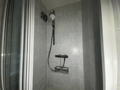 Ein Badezimmer in der Unterkunft Ferienwohnung Knechtsand Cuxhaven