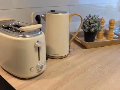 Kaffee-/Teezubehör in der Unterkunft Ferienlodge Ankerglück