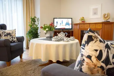 TV/Unterhaltungsangebot in der Unterkunft Haus Hollmann