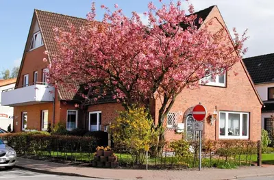 Das Gebäude in dem sich die Ferienwohnung befindet