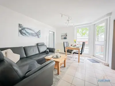 Ein Sitzbereich in der Unterkunft Haus Pavillon Wohnung 5