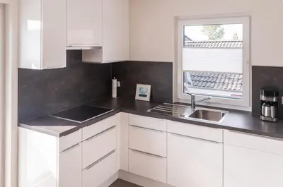 Küche/Küchenzeile in der Unterkunft Penthouse-Wohnung
