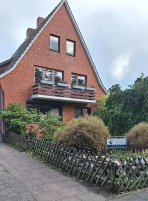 Das Gebäude in dem sich die Pension befindet