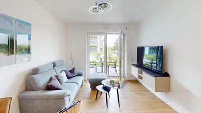TV/Unterhaltungsangebot in der Unterkunft Zuhause In Duhnen - 303 - Neele
