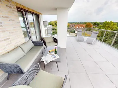 Ein Balkon oder eine Terrasse in der Unterkunft Zuhause In Duhnen - 213 Viel Meer