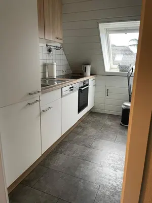 Küche/Küchenzeile in der Unterkunft Ferienwohnung Altenwalde