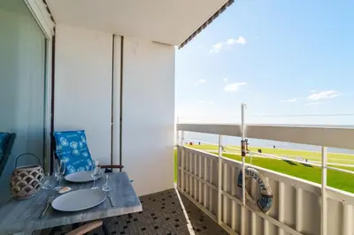 Ein Balkon oder eine Terrasse in der Unterkunft 
