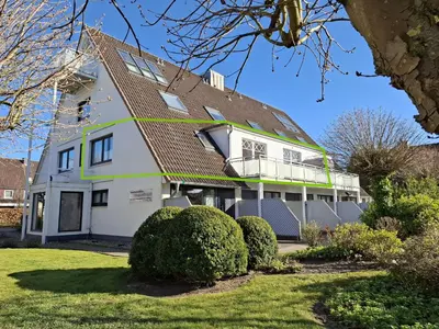 Das Gebäude in dem sich die Ferienwohnung befindet