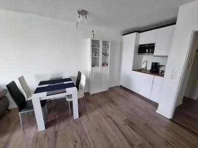 Küche/Küchenzeile in der Unterkunft Frische Brise FeWo 02 09
