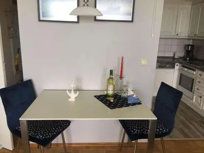 Küche/Küchenzeile in der Unterkunft One-bedroom apartment