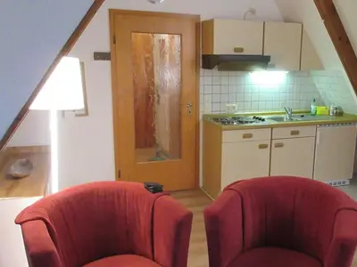 Küche/Küchenzeile in der Unterkunft One-bedroom apartment