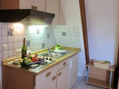 Küche/Küchenzeile in der Unterkunft One-bedroom apartment