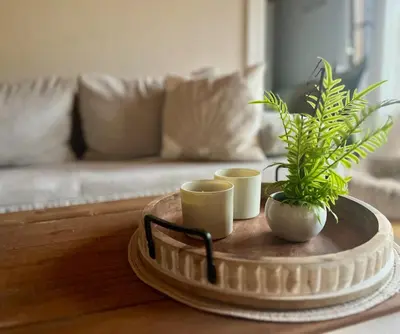 Ein Sitzbereich in der Unterkunft Ferienwohnung Leuchtturmliebe Friedrichskoog - Spitze -