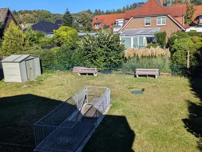 Ein Garten an der Unterkunft Nige Ooge FeWo 9
