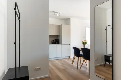 Küche/Küchenzeile in der Unterkunft Ferienwohnung Lichtblick