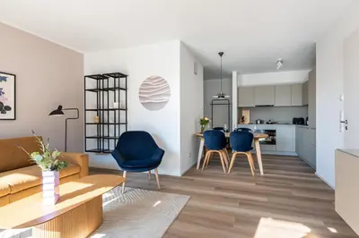 Küche/Küchenzeile in der Unterkunft Ferienwohnung Lichtblick