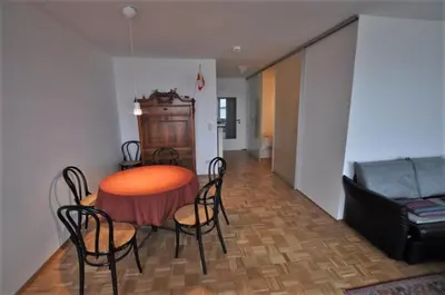Ein Sitzbereich in der Unterkunft Haus Seeterrassen, App 14