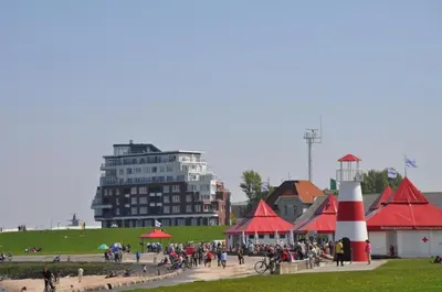 Das Gebäude in dem sich die Ferienwohnung befindet
