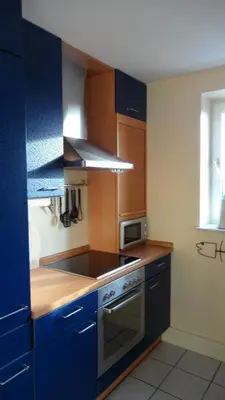 Küche/Küchenzeile in der Unterkunft Haus Seeterrassen, App 28