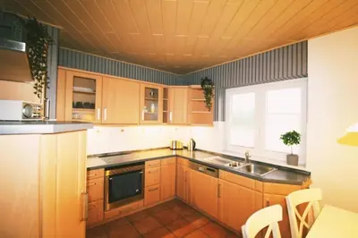 Küche/Küchenzeile in der Unterkunft Ferienhaus Küstenkind