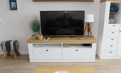 TV/Unterhaltungsangebot in der Unterkunft Haus Nordseeblick, App 20