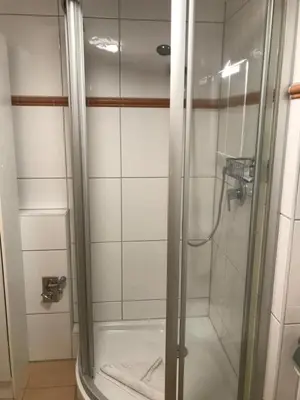 Ein Badezimmer in der Unterkunft Haus Nordseeblick, App 13
