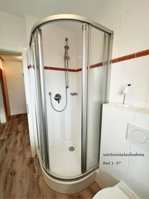 Ein Badezimmer in der Unterkunft Haus Nordseeblick, App 15