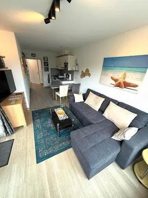 Küche/Küchenzeile in der Unterkunft Kurpark Residenz, App 104