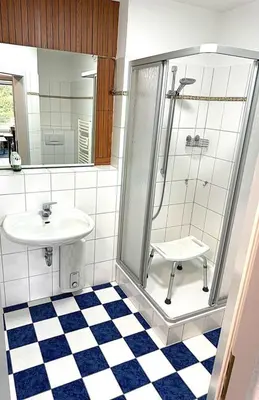 Ein Badezimmer in der Unterkunft Kurpark Residenz, App 104