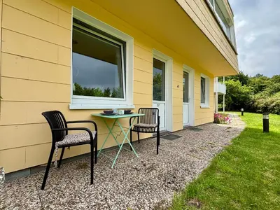 Ein Garten an der Unterkunft Haus Frauenpreiss Whg 57 KüstenNest