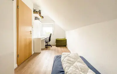 Ein Bett oder Betten in einem Zimmer der Unterkunft Stunning Home In Friedrichskoog With Wifi