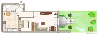 Grundriss der Unterkunft Küstenjunge 