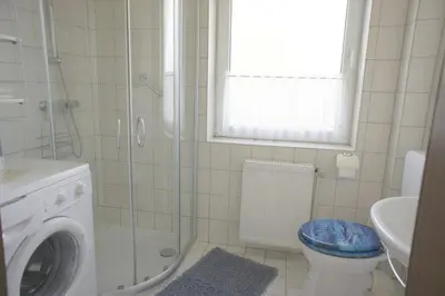 Ein Badezimmer in der Unterkunft Dat Hus