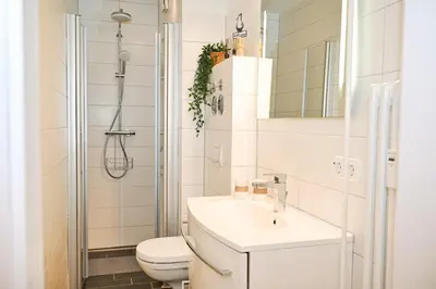 Ein Badezimmer in der Unterkunft Ferienwohnung Louis