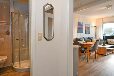 Ein Badezimmer in der Unterkunft Wohnung Knütt
