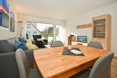 TV/Unterhaltungsangebot in der Unterkunft Wohnung Knütt