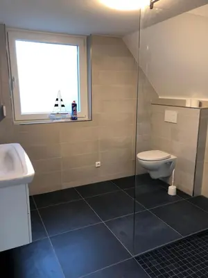 Ein Badezimmer in der Unterkunft Nordsee Ferienhaus Gezeiten