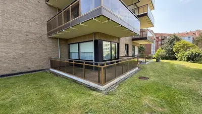 Das Gebäude in dem sich die Ferienwohnung befindet