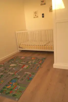 Ein Bett oder Betten in einem Zimmer der Unterkunft Apartment in Friedrichskoog with 130 sqm