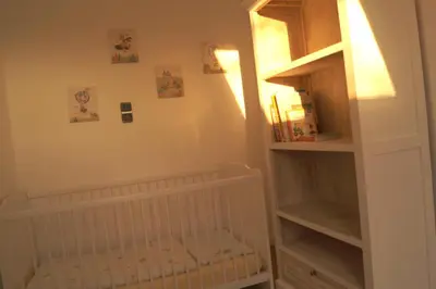 Ein Bett oder Betten in einem Zimmer der Unterkunft Apartment in Friedrichskoog with 130 sqm