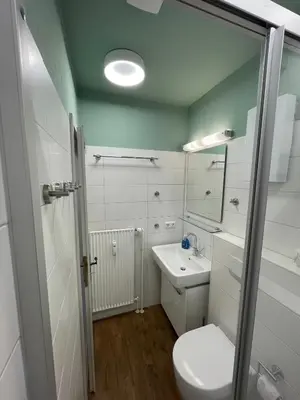 Ein Badezimmer in der Unterkunft Ferienwohnung Watt'n Idyll