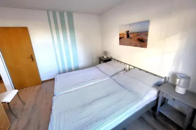Ein Bett oder Betten in einem Zimmer der Unterkunft Haus Hinter der Kirche