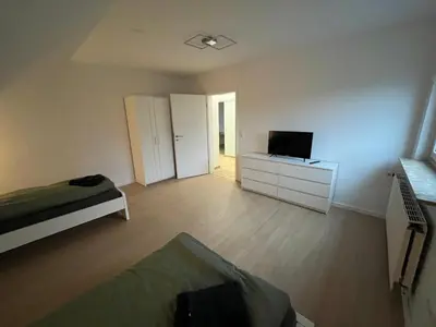 TV/Unterhaltungsangebot in der Unterkunft HörnQuartier - modern eingerichtete Ferienwohnung - Familienfreundlich, ideal auch für Geschäftskunden