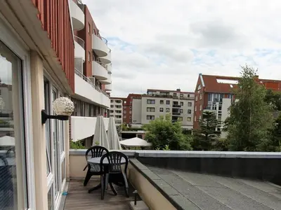Ein Balkon oder eine Terrasse in der Unterkunft Residenz Nordfeldstraße