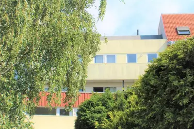 Das Gebäude in dem sich die Ferienwohnung befindet