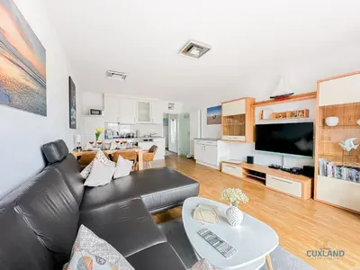 Küche/Küchenzeile in der Unterkunft Residenz Rugenbargsweg Wohnung 15
