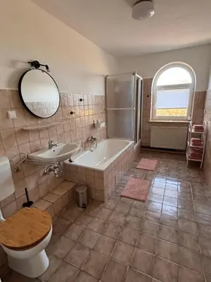 Ein Badezimmer in der Unterkunft Gut Ellernwurth Wremen