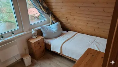 Ein Bett oder Betten in einem Zimmer der Unterkunft Haus Küstenglück