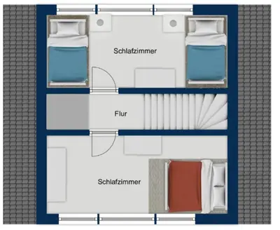 Grundriss der Unterkunft Haus Küstenglück