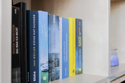Die Bibliothek in der Ferienwohnung